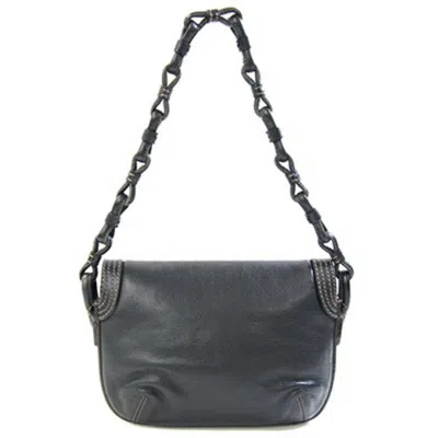 Pre-owned Loewe Black Leather Shoulder Bag ()