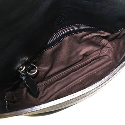 Pre-owned Loewe Black Leather Shoulder Bag ()