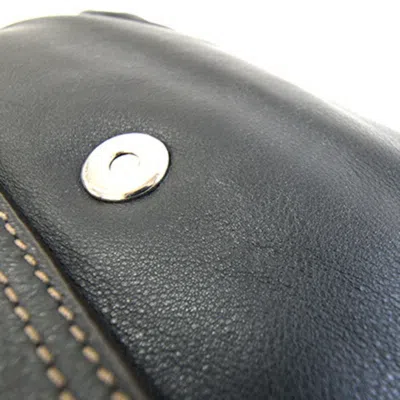 Pre-owned Loewe Black Leather Shoulder Bag ()