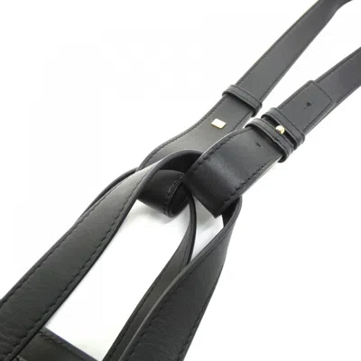 Pre-owned Loewe Black Leather Shoulder Bag ()