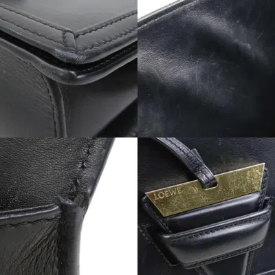 Pre-owned Loewe Black Leather Shoulder Bag ()