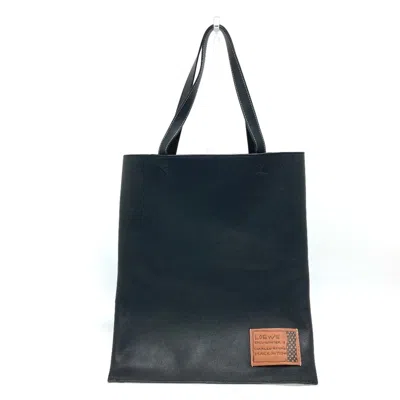 Pre-owned Loewe Black Leather Shoulder Bag Tote Bag ()