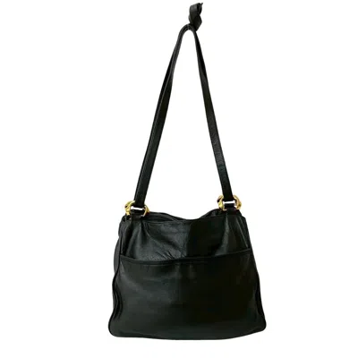 Pre-owned Loewe Black Leather Shoulder Bag Tote Bag ()