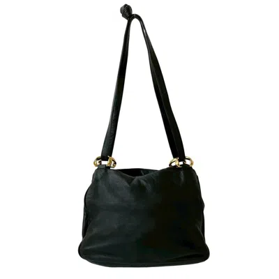 Pre-owned Loewe Black Leather Shoulder Bag Tote Bag ()