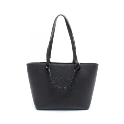 Pre-owned Loewe Black Leather Tote Bag ()