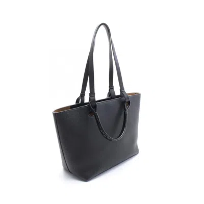 Pre-owned Loewe Black Leather Tote Bag ()