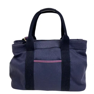 Pre-owned Loewe Black Purple Canvas Shoulder Bag ()