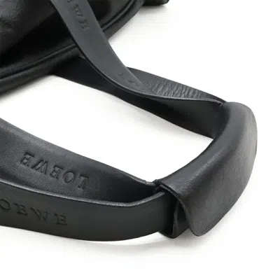 Pre-owned Loewe Black Pvc Leather Boston Bag Shoulder Bag ()