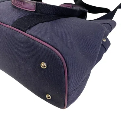 Pre-owned Loewe Black Purple Canvas Shoulder Bag ()