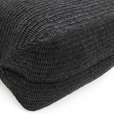 Pre-owned Loewe Black Raffia Shoulder Bag Tote Bag ()