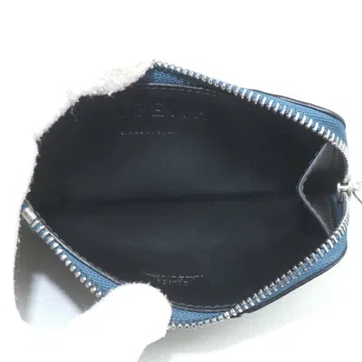 Pre-owned Loewe Blue Leather Coin Purse/coin Case ()