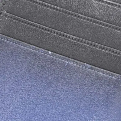 Pre-owned Loewe Blue Leather Coin Purse/coin Case ()