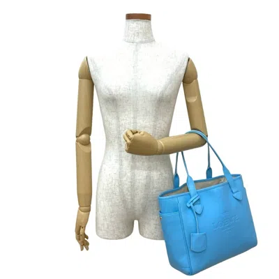 Pre-owned Loewe Blue Leather Handbag Shoulder Bag Tote Bag ()