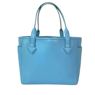 Pre-owned Loewe Blue Leather Handbag Shoulder Bag Tote Bag ()