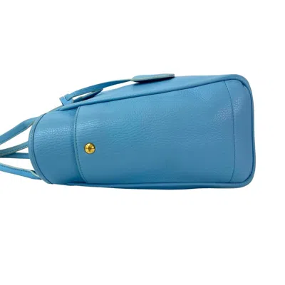 Pre-owned Loewe Blue Leather Handbag Shoulder Bag Tote Bag ()