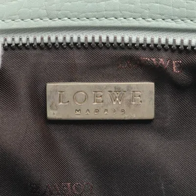 Pre-owned Loewe Blue Leather Shoulder Bag ()