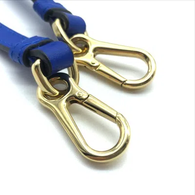 Pre-owned Loewe Blue White Leather Shoulder Bag () In Multi