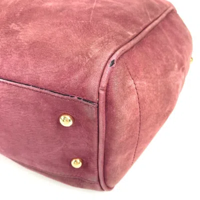 Pre-owned Loewe Bordeaux Leather Shoulder Bag Tote Bag () In Burgundy