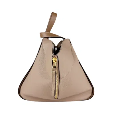 Pre-owned Loewe Brown Grayish Leather Handbag Shoulder Bag ()