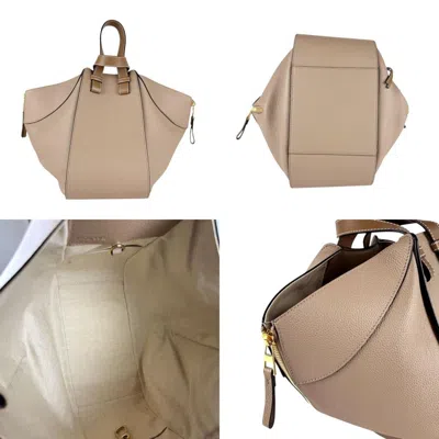 Pre-owned Loewe Brown Grayish Leather Handbag Shoulder Bag ()