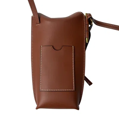Pre-owned Loewe Brown Leather Pochette Shoulder Bag ()