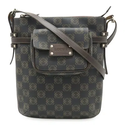 Pre-owned Loewe Brown Leather Pouch Shoulder Bag ()