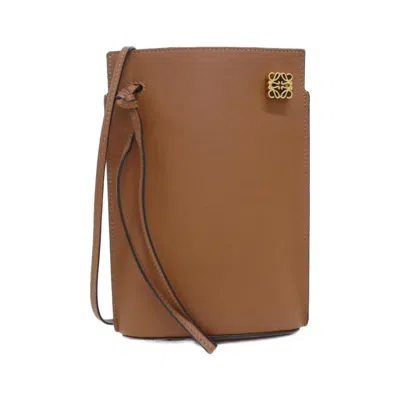 Pre-owned Loewe Brown Leather Shoulder Bag ()