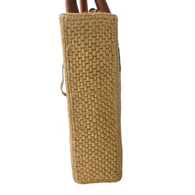 Pre-owned Loewe Brown Raffia Leather Shoulder Bag Tote Bag ()