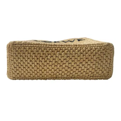 Pre-owned Loewe Brown Raffia Leather Shoulder Bag Tote Bag ()