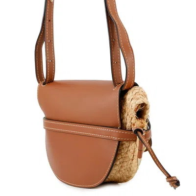 Pre-owned Loewe Brown Raffia Shoulder Bag ()