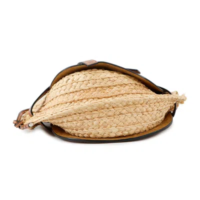 Pre-owned Loewe Brown Raffia Shoulder Bag ()