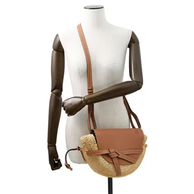 Pre-owned Loewe Brown Raffia Shoulder Bag ()