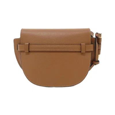 Pre-owned Loewe Gold Leather Shoulder Bag ()