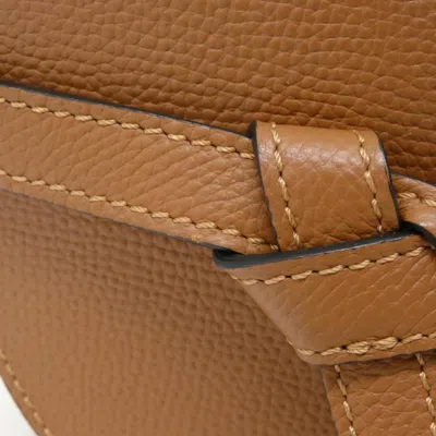 Pre-owned Loewe Gold Leather Shoulder Bag ()