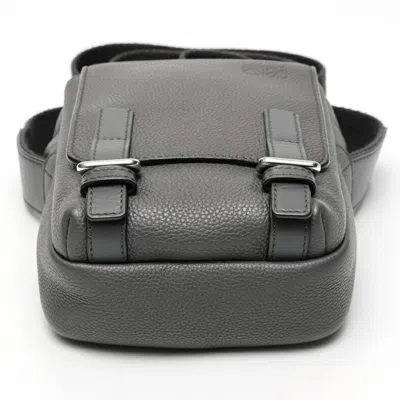 Pre-owned Loewe Gray Leather Shoulder Bag ()