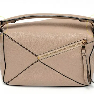 Pre-owned Loewe Grayish Leather Shoulder Bag ()