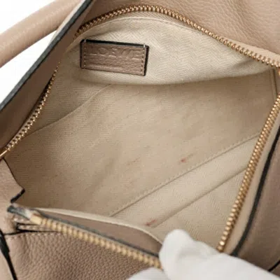 Pre-owned Loewe Grayish Leather Shoulder Bag ()