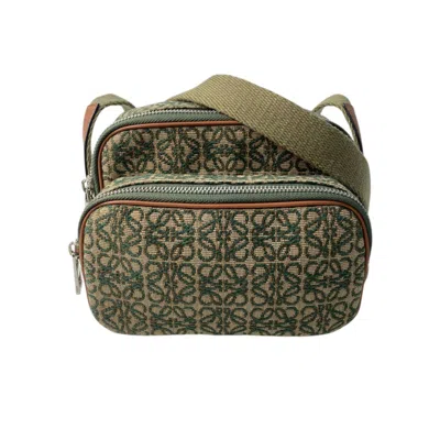 Pre-owned Loewe Green Khaki Shoulder Bag () In Multi
