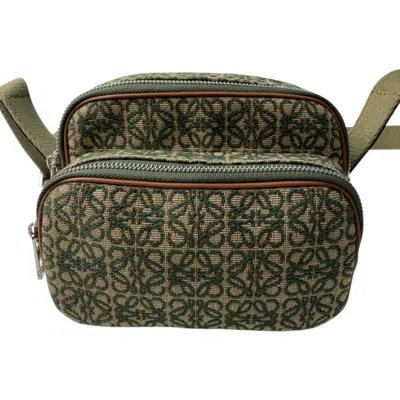 Pre-owned Loewe Green Khaki Shoulder Bag () In Multi