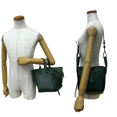 Pre-owned Loewe Green Leather Handbag Shoulder Bag ()