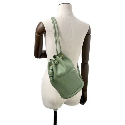 Pre-owned Loewe Green Leather Shoulder Bag ()