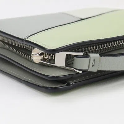 Pre-owned Loewe Green Leather Wallet (bi-fold) ()