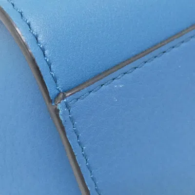 Pre-owned Loewe Hammock Blue Leather Shoulder Bag ()