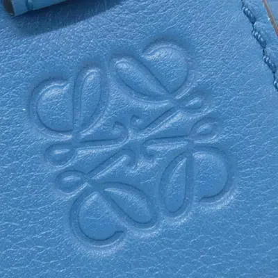 Pre-owned Loewe Hammock Blue Leather Shoulder Bag ()