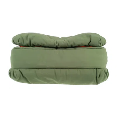 Pre-owned Loewe Khaki Orange Nylon Handbag Shoulder Bag Tote Bag ()