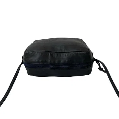 Pre-owned Loewe Navy Leather Pochette Shoulder Bag () In Blue