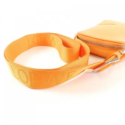 Pre-owned Loewe Orange Leather Shoulder Bag ()