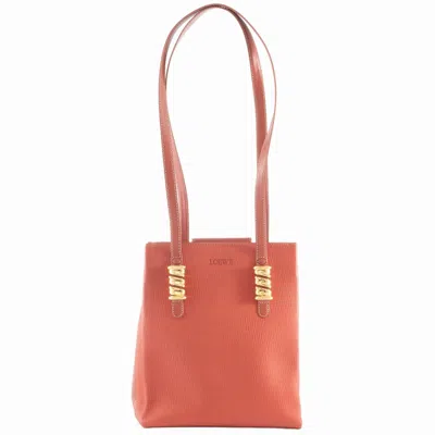 Pre-owned Loewe Orange Leather Shoulder Bag ()