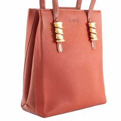 Pre-owned Loewe Orange Leather Shoulder Bag ()