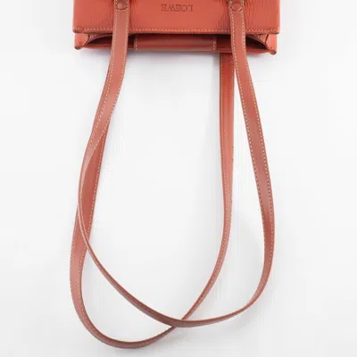 Pre-owned Loewe Orange Leather Shoulder Bag ()